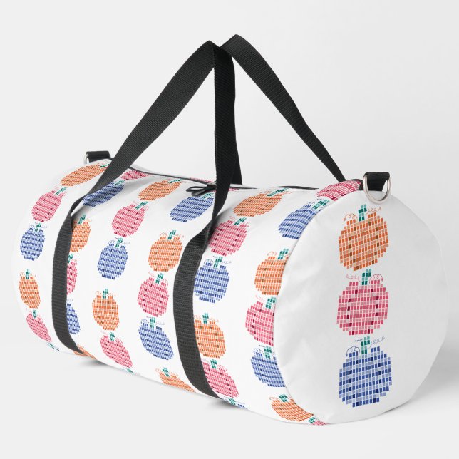 Pumpkin Carnival Duffle Bag (Left Corner)