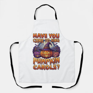 Pumpkin Carols Halloween Witch Hat Jack Lantern Ba Apron