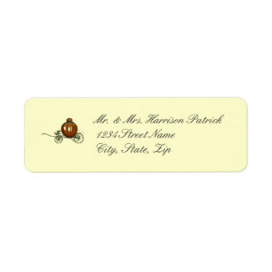 Pumpkin Carriage (1) Return Address Label