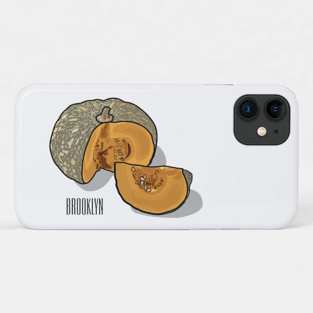 Pumpkin cartoon illustration  Case-Mate iPhone case (Back (Horizontal))