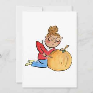 Pumpkin Carving Invitation