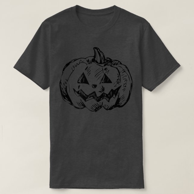 Pumpkin Carving Jack O Lantern Halloween Premium T T-Shirt (Design Front)