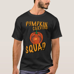 Pumpkin Carving Squad Family Pumpkin Carving T-Shirt