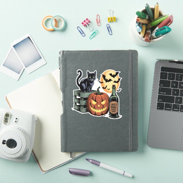 Pumpkin Cat Beer Halloween (iPad Cover)
