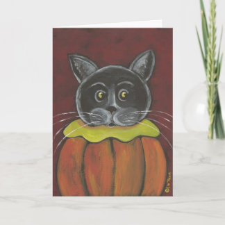 Pumpkin Cat Card by Liz Revit