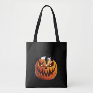 Pumpkin Cat Tuxedo Halloween Bring Excitement For Tote Bag