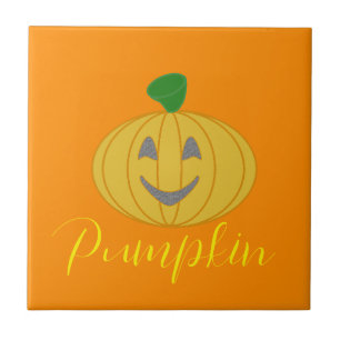 Pumpkin Ceramic Tile