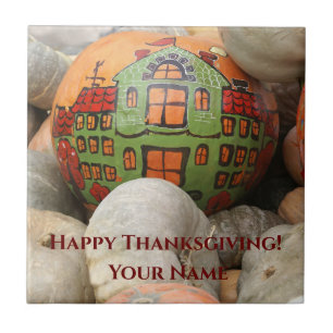 Pumpkin Ceramic Tile