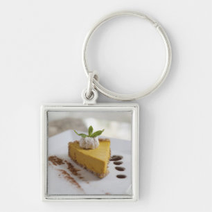 Pumpkin Cheesecake Key Ring