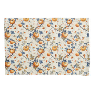 Pumpkin Chinoiserie Pattern Pillowcase Set