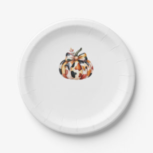 pumpkin Classic T-Shirt Paper Plate