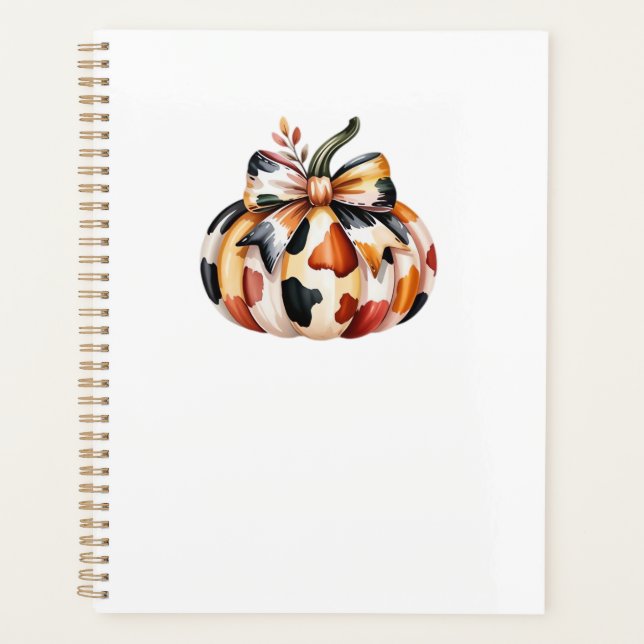 pumpkin Classic T-Shirt Planner (Front)