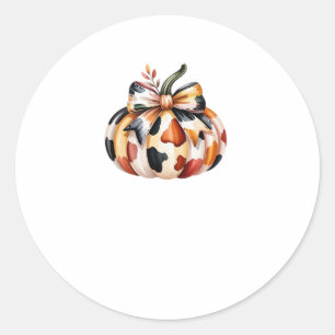 pumpkin Classic T-Shirt Round Sticker