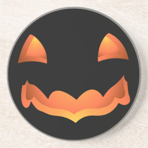 Pumpkin Coaster Fun Halloween Jack-O-Lantern Decor