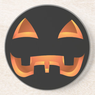 Pumpkin Coaster Fun Halloween Jack-O-Lantern Decor