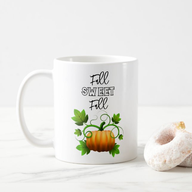 Pumpkin Coffee Mug (With Donut)