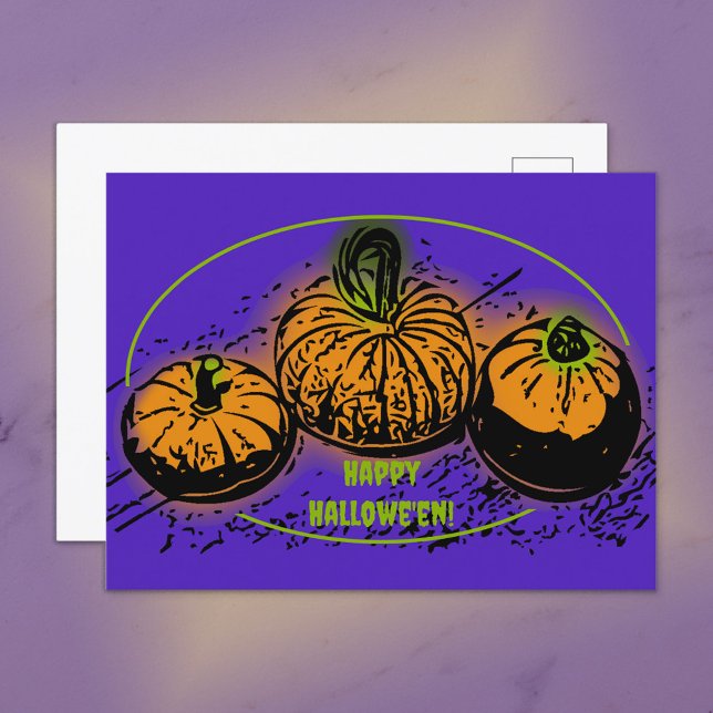 Pumpkin Conspiracy  Holiday Postcard (Creator Uploaded)