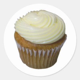 Pumpkin Cupcake Classic Round Sticker