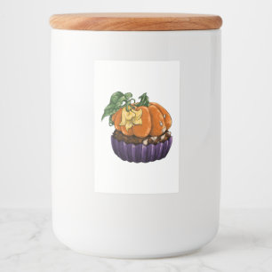 Pumpkin Cupcake Food Label