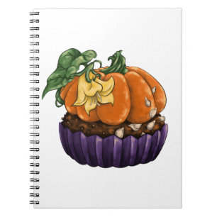 Pumpkin Cupcake Notebook