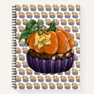 Pumpkin Cupcake Notebook