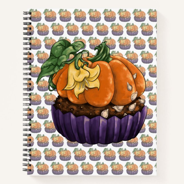 Pumpkin Cupcake Notebook (Front)