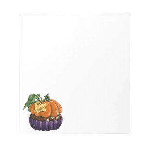 Pumpkin Cupcake Notepad