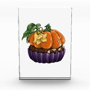 Pumpkin Cupcake Photo Block