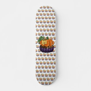 Pumpkin Cupcake Skateboard