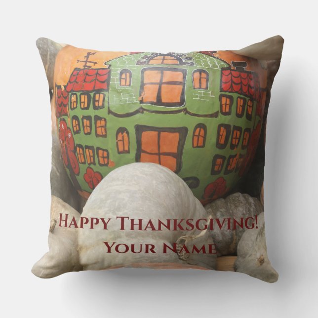 Pumpkin Cushion (Front)