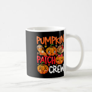 Pumpkin Cute Patch Crew Thanksgiving Fall Turkey P Coffee Mug