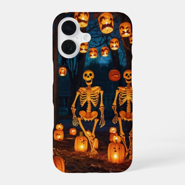 Pumpkin Dance iPhone 16 Case (Back)