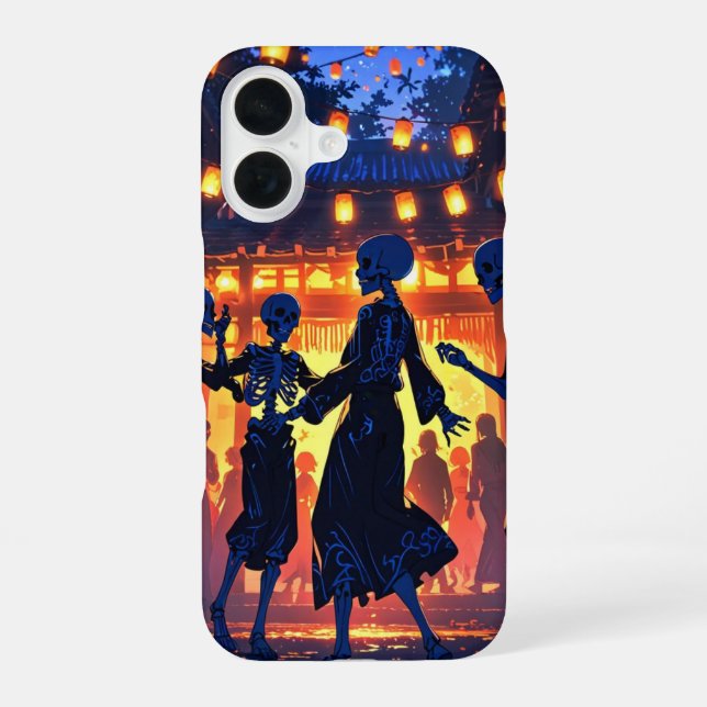 Pumpkin Dance iPhone 16 Case (Back)
