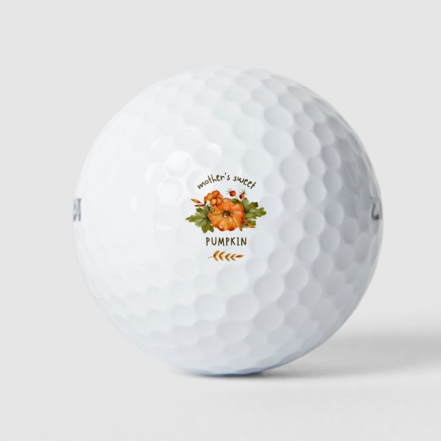 Pumpkin day golf balls (Front)