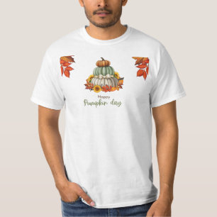 Pumpkin day white T-shirt