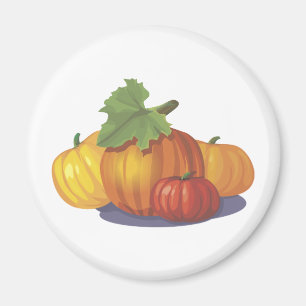 Pumpkin Decoration Magnet