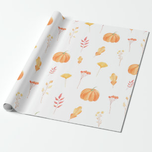 Pumpkin Design Gift Wrapping Paper
