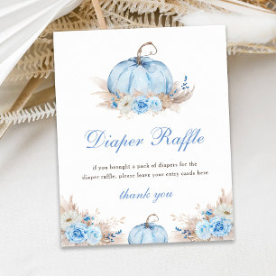 Pumpkin Diaper Raffle Sign