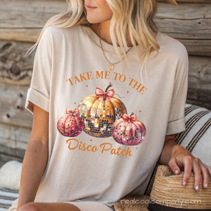 Pumpkin Disco Patch T-Shirt 