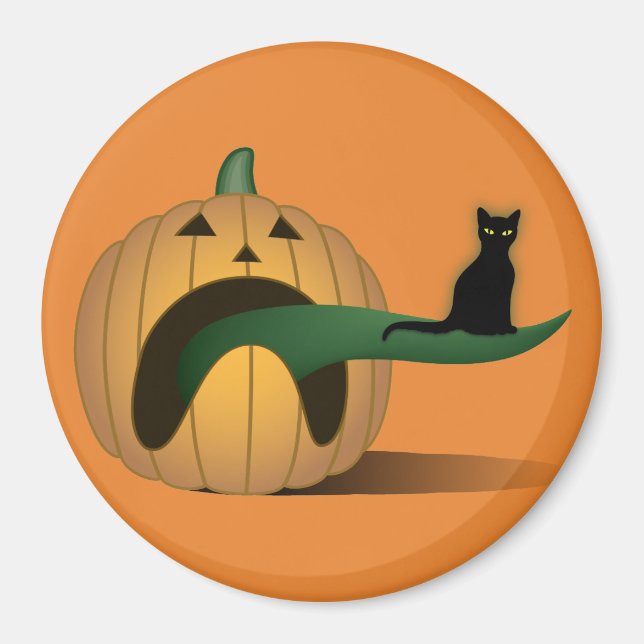 Pumpkin Disgust Magnet (Front)