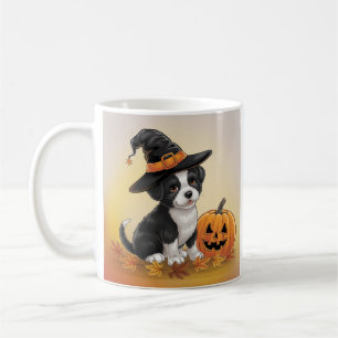 Pumpkin dog Halloween cute design Coffee Mug