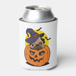 Pumpkin Dog Halloween, Funny Halloween Dog Can Cooler