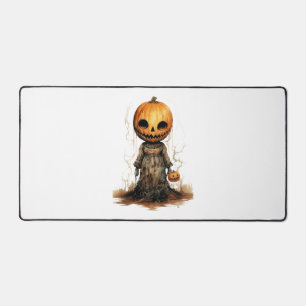 Pumpkin Doll Halloween Sticker Desk Mat