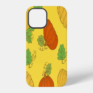 Pumpkin Doodle: Hand Drawn Seamless iPhone 12 Case