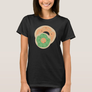 Pumpkin Doughnuts Sprinkles Frosted Costume Party T-Shirt