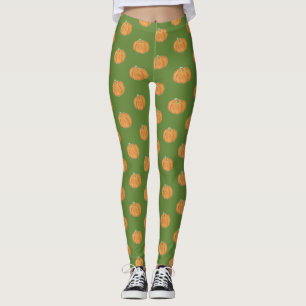 Pumpkin Drawing Leggings