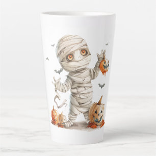 Pumpkin Drip – Mummy with a Sweet Scare Latte Mug