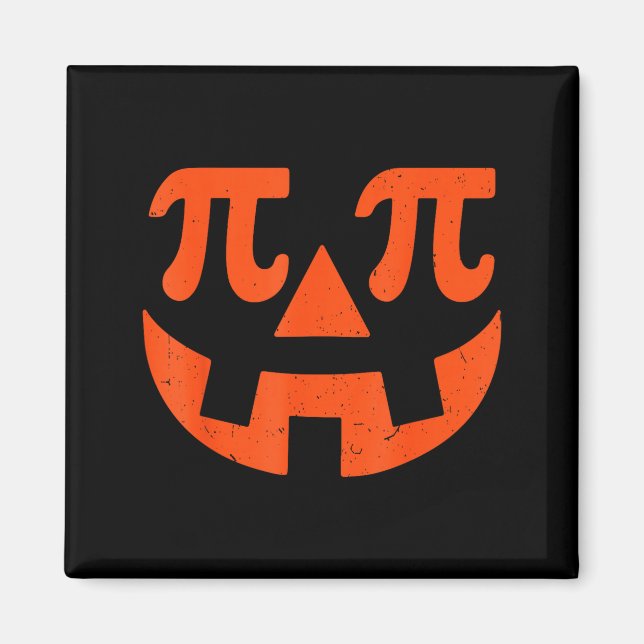 Pumpkin E Funny Math Thanksgiving Science Teacher  Magnet (Front)