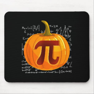 Pumpkin E Math Shirt Funny Halloween Thanksgiving Mouse Pad