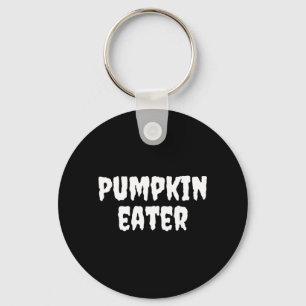 Pumpkin Eater Shirt Funny Halloween Matching Key Ring